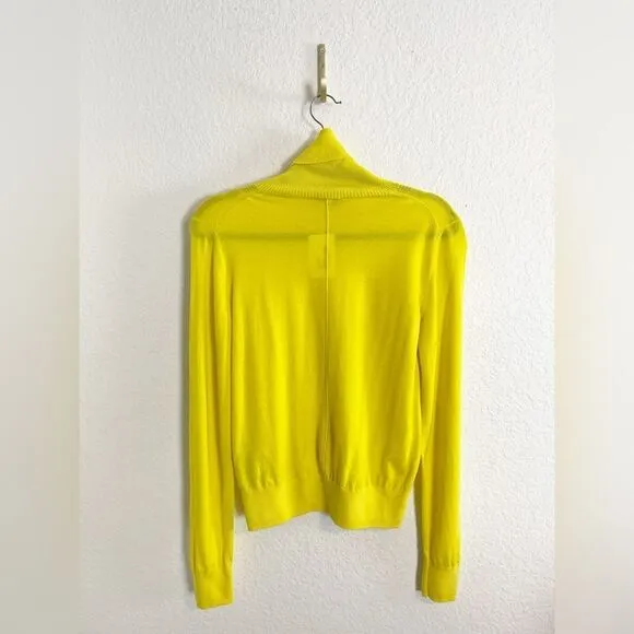 The Kooples YELLOW MERINO WOOL SWEATER. NWT. 2/Small