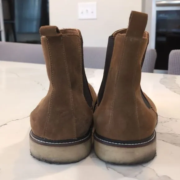 The Men's Store at Bloomingdale's Chelsea Boots Tan Suede Pull On Size 13