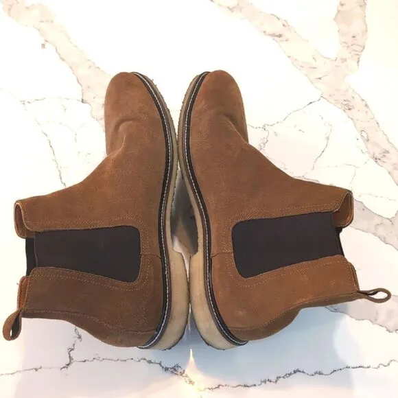 The Men's Store at Bloomingdale's Chelsea Boots Tan Suede Pull On Size 13