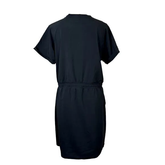 THE NORTH FACE Never Stop Wearing Drawstring Short Sleeve  Black Dress Sz XL