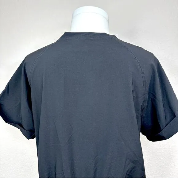THE NORTH FACE Never Stop Wearing Drawstring Short Sleeve  Black Dress Sz XL