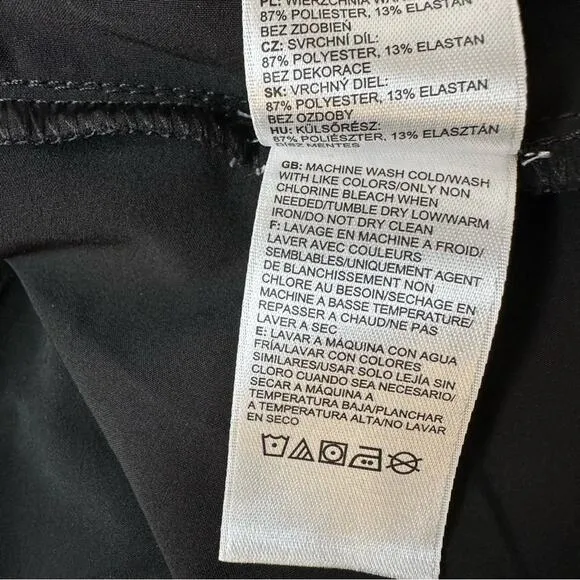 THE NORTH FACE Never Stop Wearing Drawstring Short Sleeve  Black Dress Sz XL