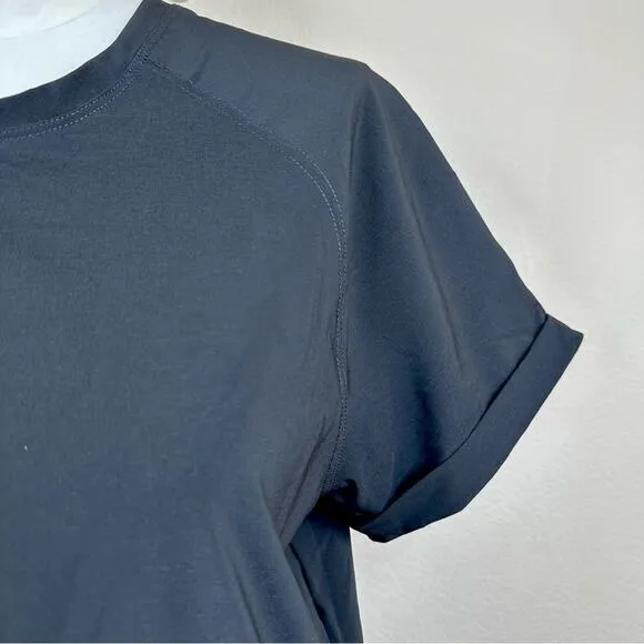 THE NORTH FACE Never Stop Wearing Drawstring Short Sleeve  Black Dress Sz XL
