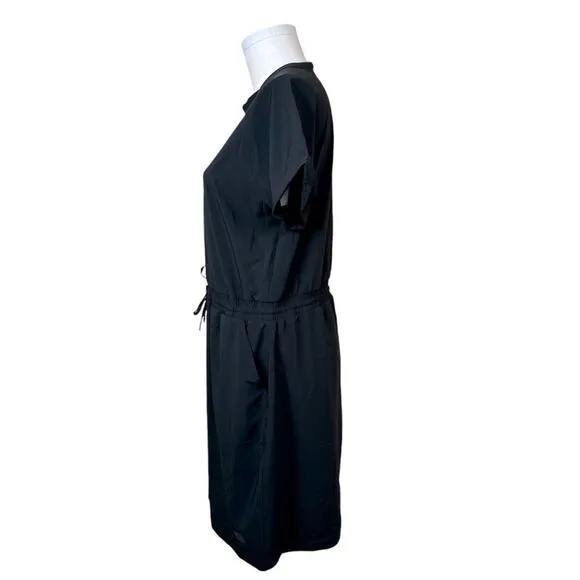 THE NORTH FACE Never Stop Wearing Drawstring Short Sleeve  Black Dress Sz XL
