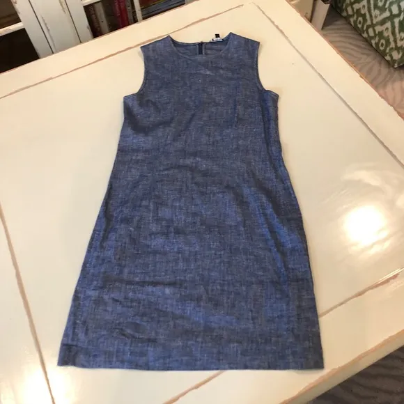Theory Linen Blend Mini Dress EUC