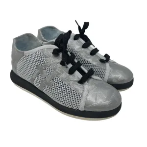 Thierry Rabotin Runner Mesh Platform Sneakers Silver Size 38