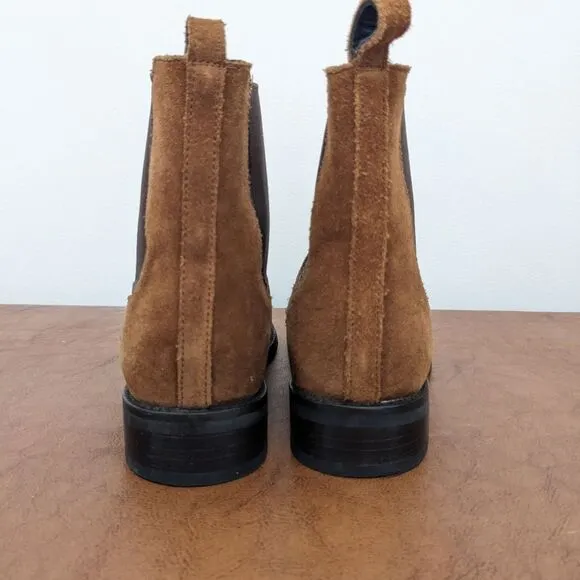 THURSDAY Boot Co. Duke Chelsea Boots Brown Suede 6