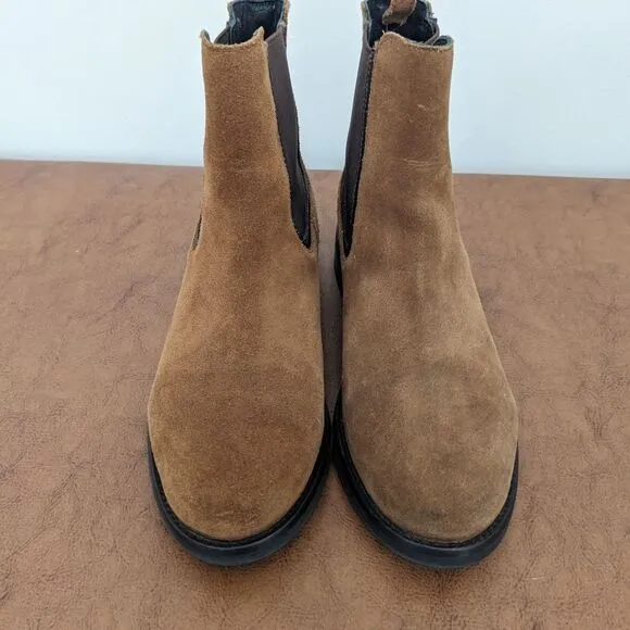 THURSDAY Boot Co. Duke Chelsea Boots Brown Suede 6