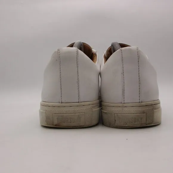 Thursday Boot Co. Premier Men's Size 11 White Leather Everyday Sneakers Low Top