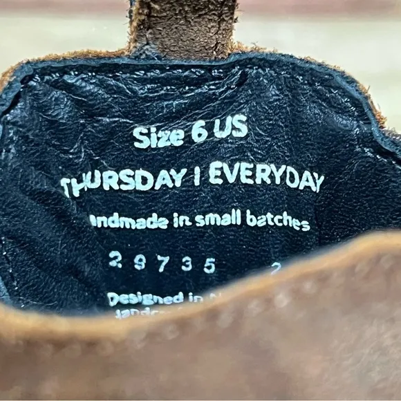 Thursday Boot Company Brown Leather Duchess Chelsea Boots