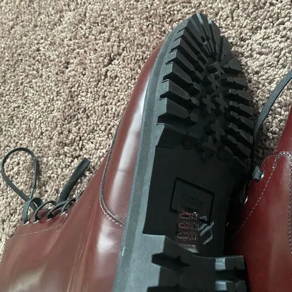 Thursday Boot Company Burgundy Combat boots, size 10