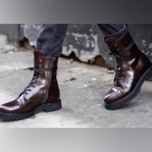 Thursday Boot Company Burgundy Combat boots, size 10
