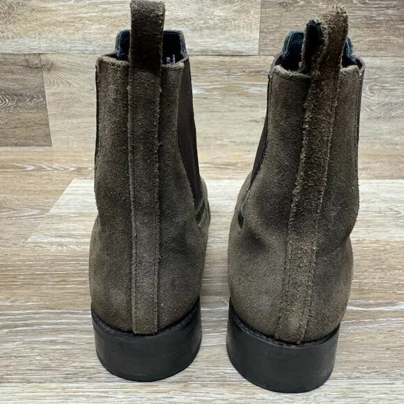 Thursday Boot Company Duchess Chelsea Brown Suede Bootie Women's Size 10…