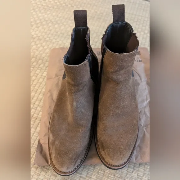 Thursday Boot Company Duke Chelsea Boots Honey Suede Men's Size 7.5