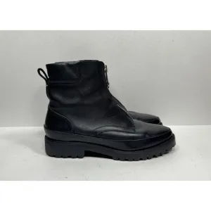 Thursday Boot Ryder Legend Chelsea Black Boots Women's 10.5 Front Zip Motorcycle