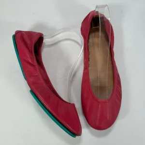 Tieks by Gavrieli Fuchsia Pink Leather Ballet Flats Women's Size 9