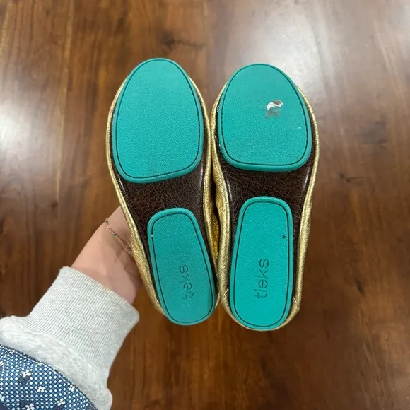 Tieks by Gavrieli Golden Glitz Ballet Flats Size 6