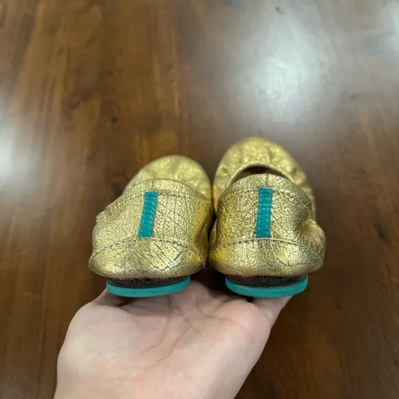 Tieks by Gavrieli Golden Glitz Ballet Flats Size 6