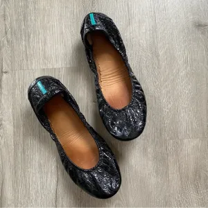 Tieks by Gavrieli Obsidian Black Ballet Flats Size 9