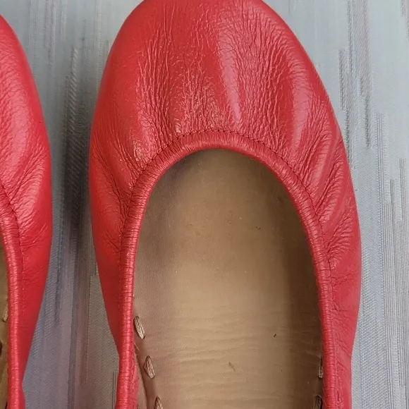 Tieks By Gavrieli Poppy Full Grain Leather Classic Ballet Flats Size 7