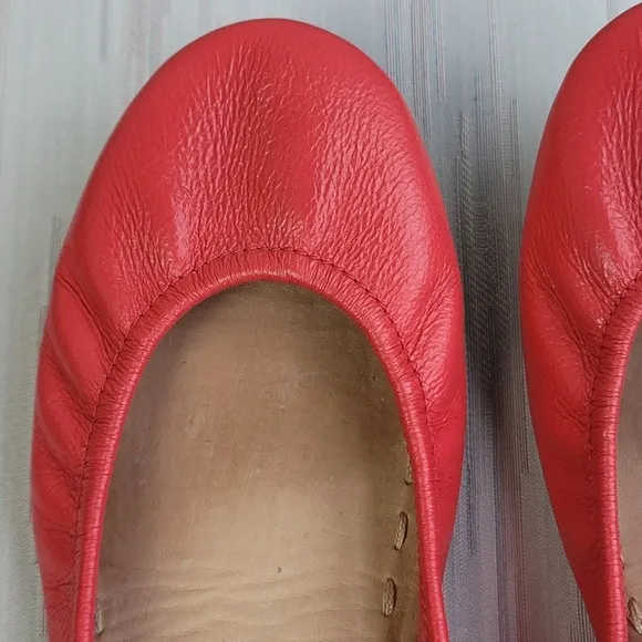 Tieks By Gavrieli Poppy Full Grain Leather Classic Ballet Flats Size 7