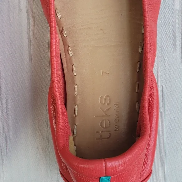 Tieks By Gavrieli Poppy Full Grain Leather Classic Ballet Flats Size 7