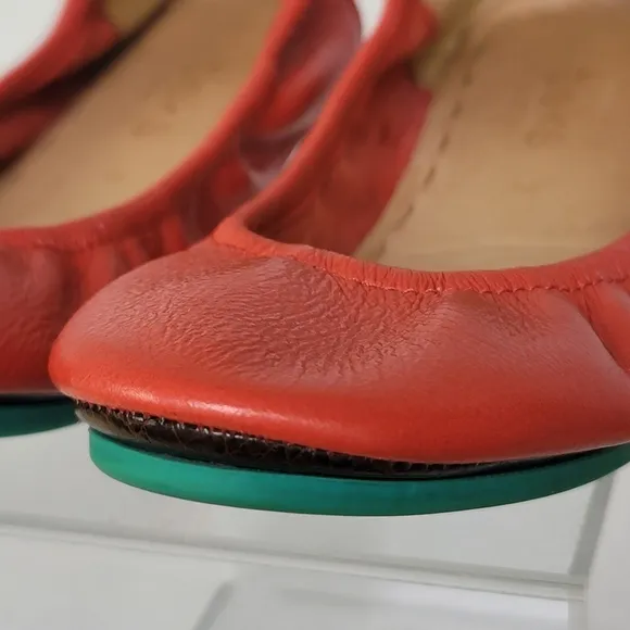 Tieks By Gavrieli Poppy Full Grain Leather Classic Ballet Flats Size 7