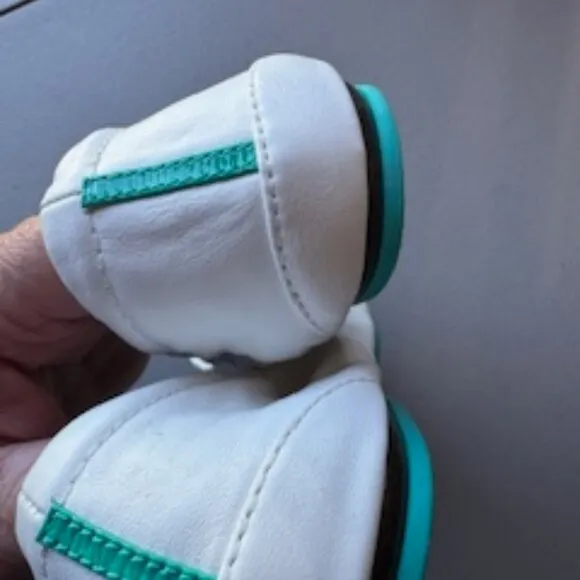 Tieks by Gavrieli White Lotus, Size 12 NEW IN BOX. Never Worn.