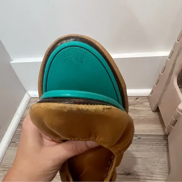 Tieks Camel Flats Size 9