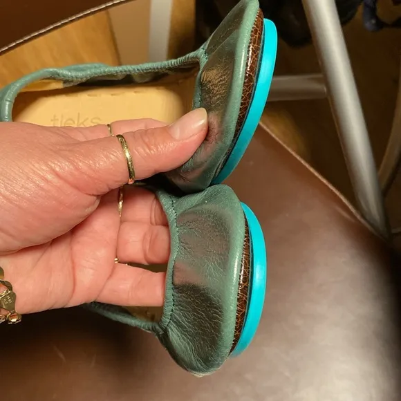 Tieks Green and Blue limited edition