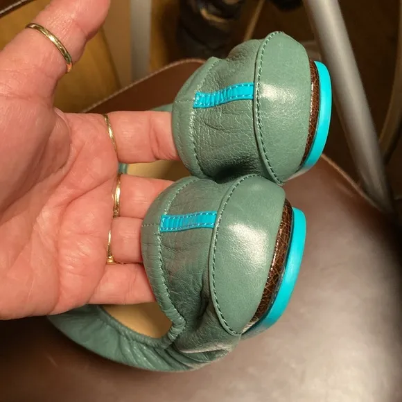 Tieks Green and Blue limited edition