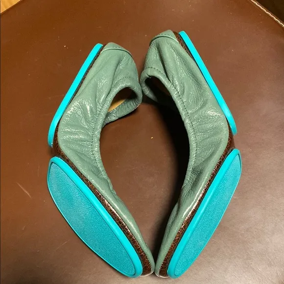 Tieks Green and Blue limited edition