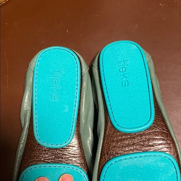 Tieks Green and Blue limited edition