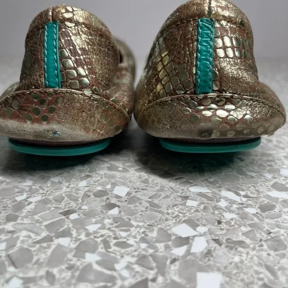 Tieks Wild Copper Ballet Flats 10