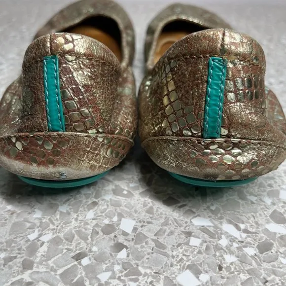Tieks Wild Copper Ballet Flats 10