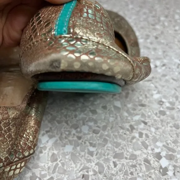 Tieks Wild Copper Ballet Flats 10
