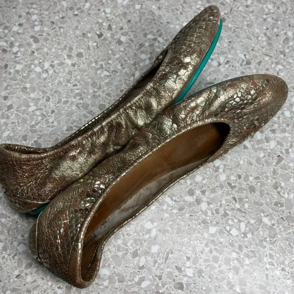 Tieks Wild Copper Ballet Flats 10