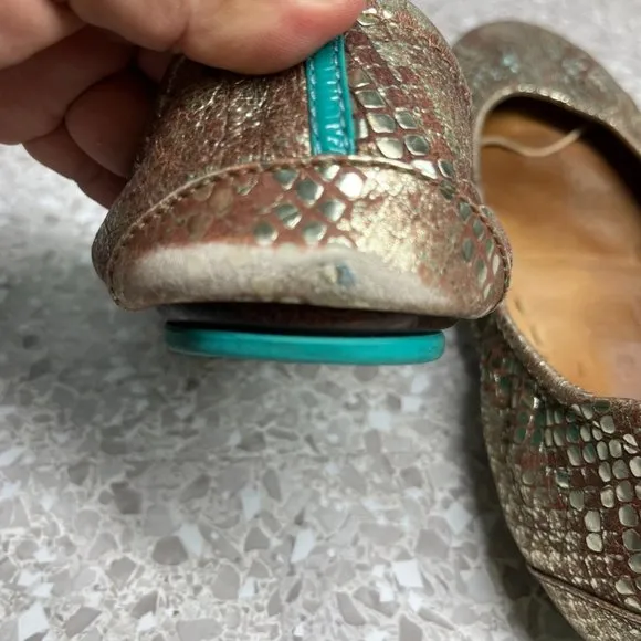 Tieks Wild Copper Ballet Flats 10
