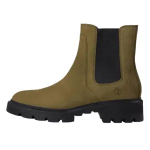 Timberland Cortina Valley Chelsea Woman’s Boots Olive Nubuck Size 10 New in Box