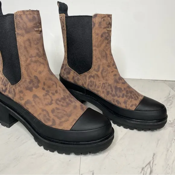 Timberland Kori Park Leopard Lug Sole Chelsea Boot 8 1/2