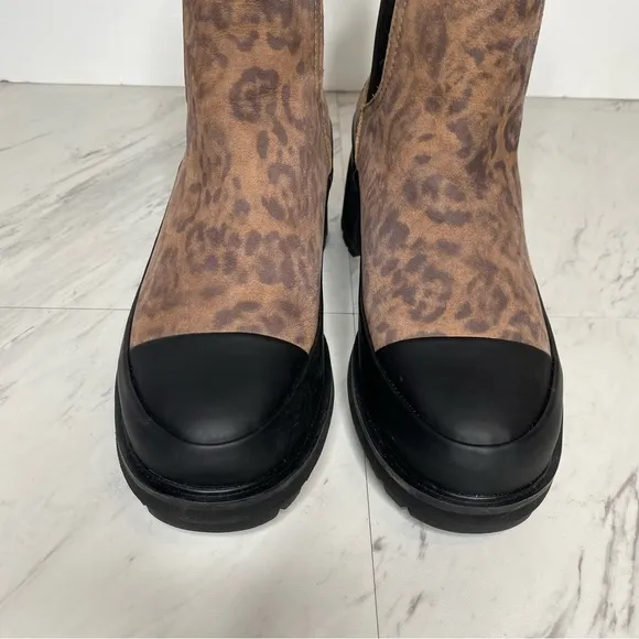 Timberland Kori Park Leopard Lug Sole Chelsea Boot 8 1/2