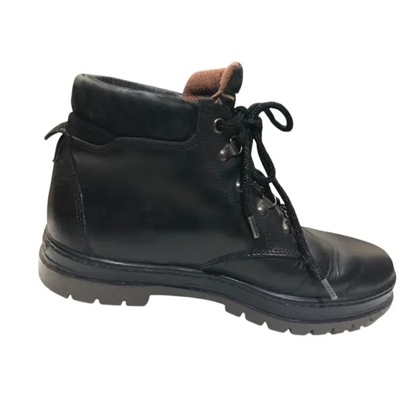 Timberland Leather Combat Boots Mens Black Size 11