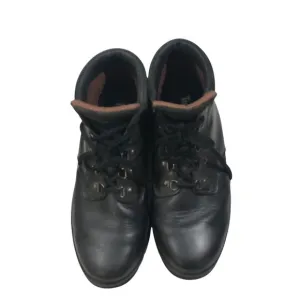 Timberland Leather Combat Boots Mens Black Size 11