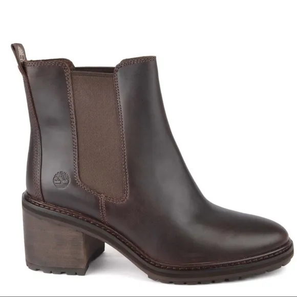 TIMBERLAND Sienna High Dark Brown Chelsea Boots