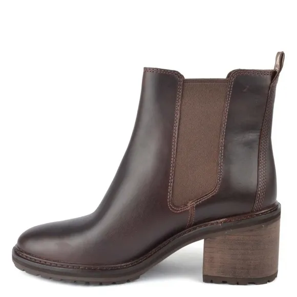 TIMBERLAND Sienna High Dark Brown Chelsea Boots
