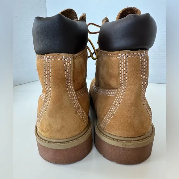 Timberland Timbs Tan Nubuck Combat Boots Size 4