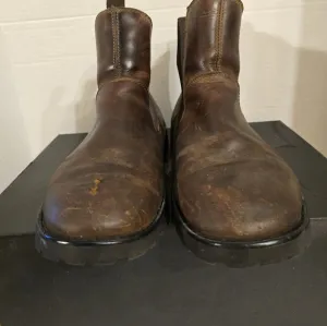 TIMBERLAND TORRANCE CHELSEA BOOTS ANKLE BROWN DISTRESSED PULL ON SIZE 11.5