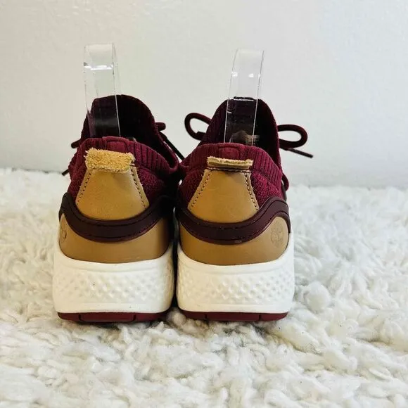 Timberland Women Flyroam Sneakers Low-Top Lace-Up Burgundy Size US 8