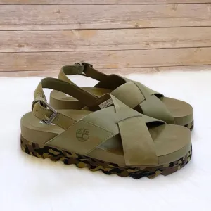 Timberland Women’s Santa Monica Sunrise Olive Sandals