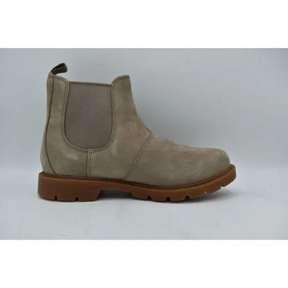 Timberland Womens Size 8.5 Linden Woods Taupe Gray Nubuck Chelsea Boots Shoes